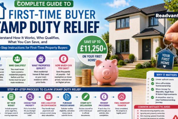 First-Time Buyer Stamp Duty Relief: Thresholds, Savings and the £500,000 Cliff Edge