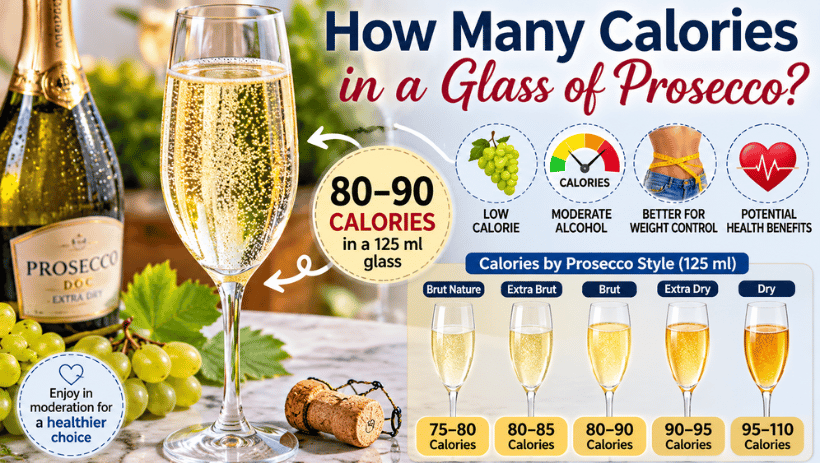 How Many Calories Are in a Glass of Prosecco? A Complete In-Depth Guide to Prosecco Calories, Nutrition Facts, and Sugar Content