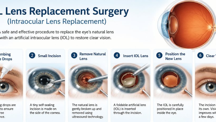 Lens Replacement Surgery: A Complete Guide to Everything You Need to Know About Restoring Vision Permanently