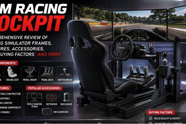 Sim Racing Cockpit: Comprehensive Review of Racing Simulator Frames, Features, Accessories, and Buying Factors and more info