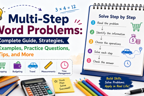 Multi-Step Word Problems: Complete Guide, Strategies, Examples, Practice Questions, Tips, and More