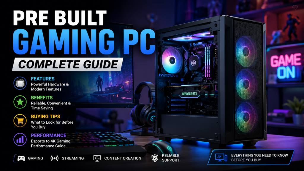 Pre-Built Gaming PC: Complete Guide, Features, Benefits, Buying Tips, Performance, and More Info