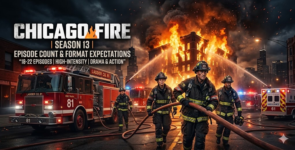 Promotional still from an American firefighting drama