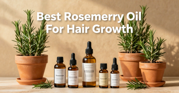 Rosemary oil being massaged into the scalp