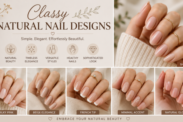 Classy Natural Nail Designs: All You Need To Know About Minimalist Nude Nail Ideas, French Manicure Variations, Glossy vs Matte Natural Nails, And Much More