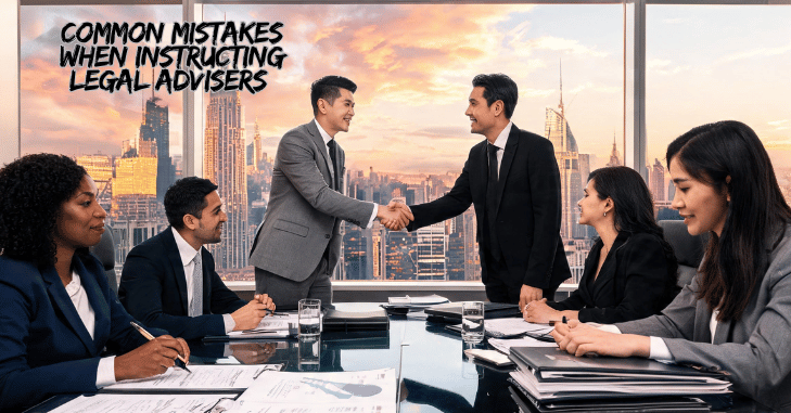 Common mistakes when instructing legal advisers