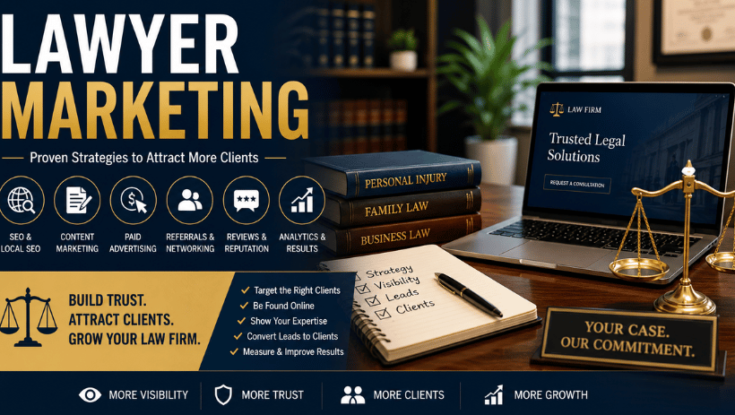 Lawyer Marketing: Complete Guide Of Proven Strategies to Attract More Clients And More Info