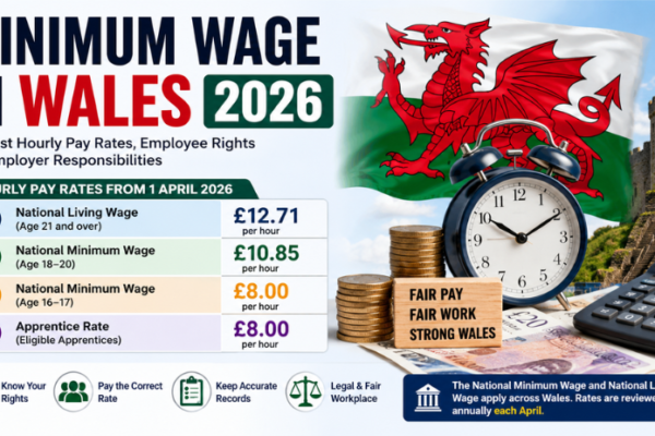Minimum Wage in Wales 2026: Complete Guide to Hourly Pay Rates by Profession, Age Group, Industry, Employee Rights, and Employer Responsibilities