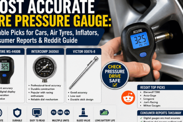 Most Accurate Tire Pressure Gauge: Reliable Picks for Cars, Air Tyres, Inflators, Consumer Reports & Reddit Guide