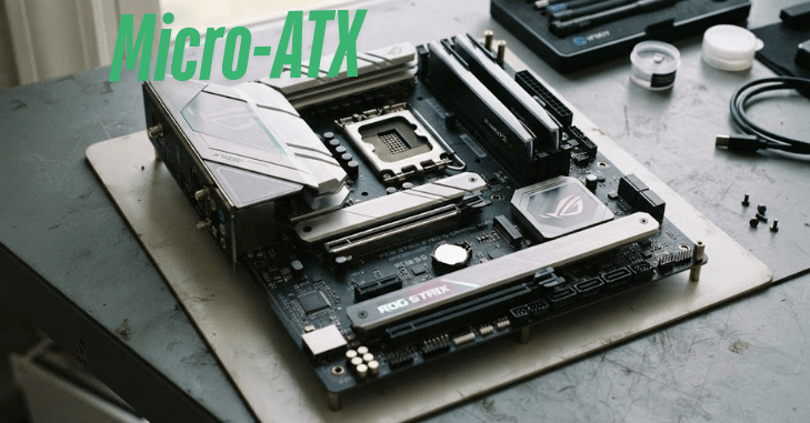 Rear input and output panel of a desktop motherboard
