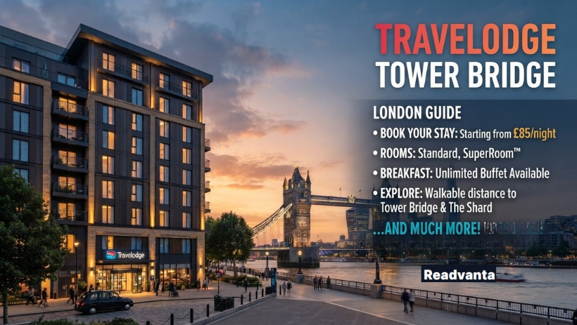 Everything You Need to Know Before Staying at Travelodge Tower Bridge, Including Booking Tips, Room Choices, Nearby Tube Stations, and Local Attractions