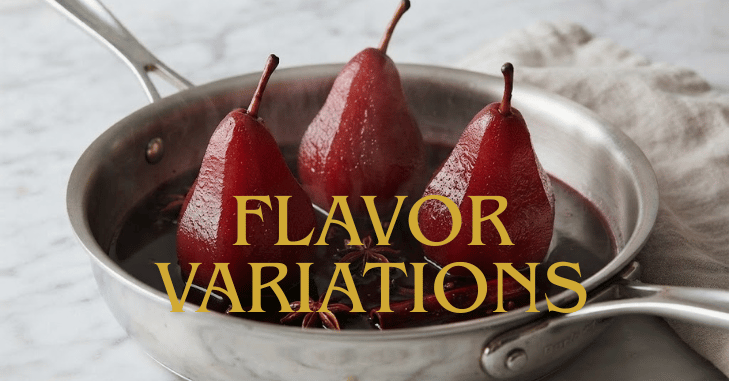Close-up of a halved pear showing tender flesh